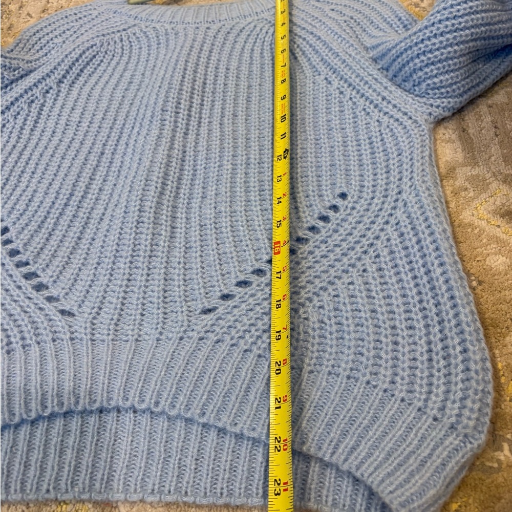 S. Christina Blue Cashmere Sweater NWT - Picture 8 of 8